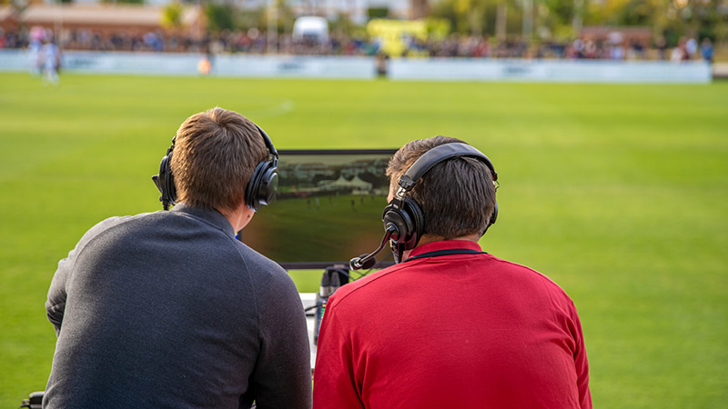 Periodismo deportivo.