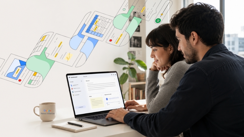 Google News Initiative: NotebookLM para medios