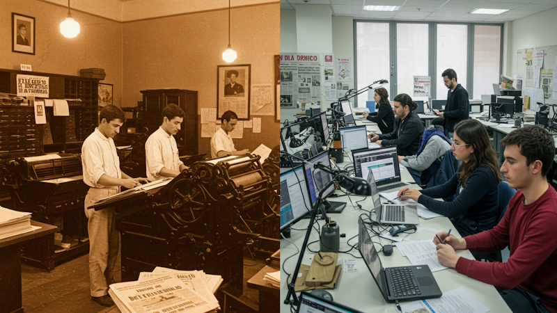 Historia del periodismo impreso