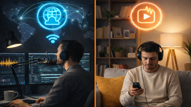 Diferenciaci&oacute;n entre el podcast y la radio tradicional