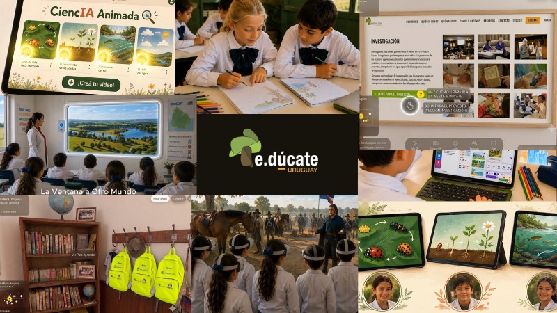 Tecnolog&iacute;a con impacto: proyectos estudiantiles para Educate Uruguay