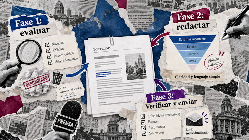 Cómo se estructura un comunicado de prensa