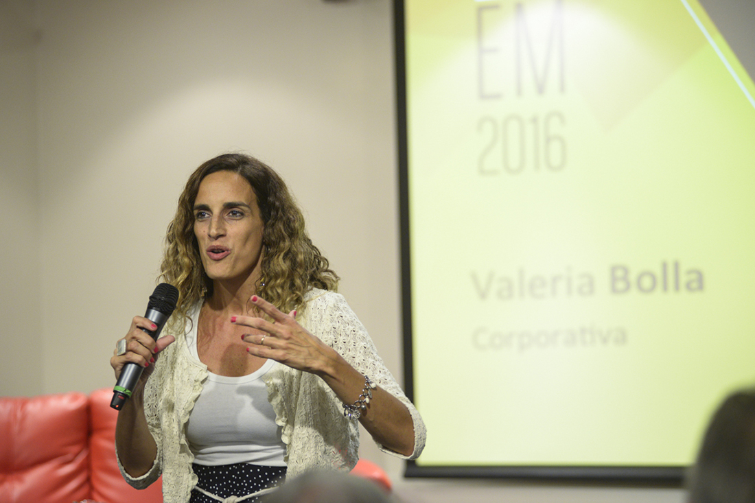 Valeria Bolla en Empezás Mañana. Fotos: Universidad ORT Uruguay.