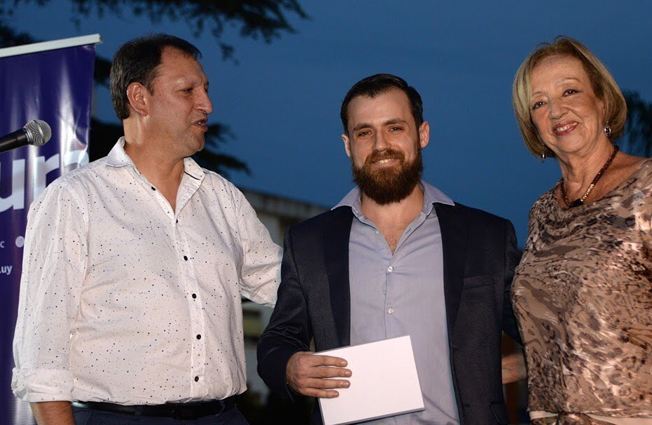 Mauricio Sabaj en Premio Nacional de Literatura